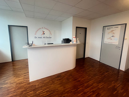 Praxis Ali Saclier Empfang